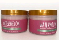 2pk Tree Hut Watermelon Whipped Shea Body Butter, 8.4 oz – Lightweight Hydration