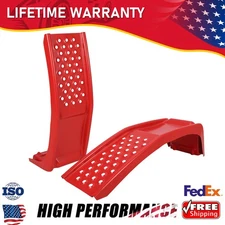 9in Lift Solid Steel Car Ramp 8000 Lbs Capacity Heavy Duty Truck Ramps Car Repa