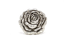 Rose Belt Buckle, 1.5'' Removable Western Belt Buckle