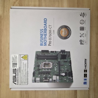 ASUS Pro B760M-CT CSM Micro-ATX Motherboard LGA 1700 DDR5 12th/13th Gen