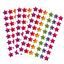 Star Stickers, Holographic Rainbow Small Stickers for Kids Colorfull
