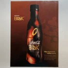 2006 Coca Cola Blak PRINT AD Coke Effervescence Coffee Essence Vintage Bottle