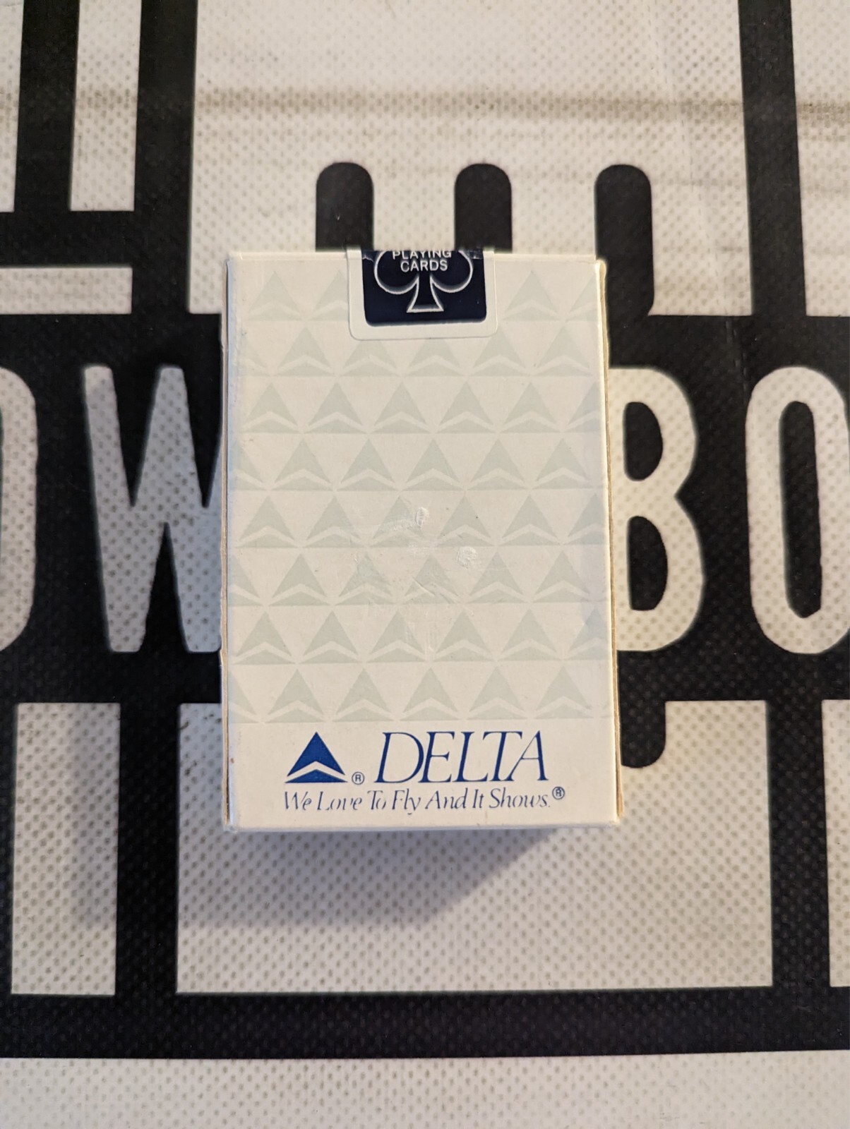 Delta Airlines Plastic Coated Playing Cards - Sealed!