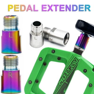 Road Bike Bike Pedal Spacers MTB Road Bicycle Pedal Axle Extension