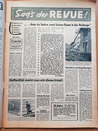 REVUE Illustrierte , Zeitschrift von 1959 / Nr. 1 - 52 zum Aussuchen - Picture 28 of 420