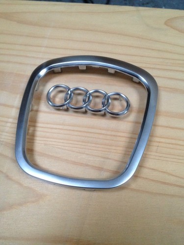 AUDI A3 A4 A5 A6 A8 Q3 Q5 Q7 NEW STEERING AIRBAG INSERT LOGO KIT 3 / 4-SPOKE