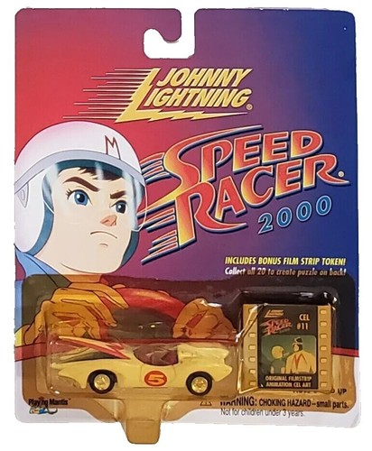 Johnny Lightning Speed Racer ミニカー Racer X Shooting Star #9 with Collectible Tin Display, Speed Racer