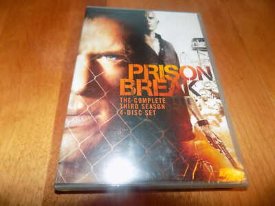 PRISON BREAK THE COMPLETE THIRD SEASON 3 Three 4-DISC SET TV DVD SET SEALED NEW