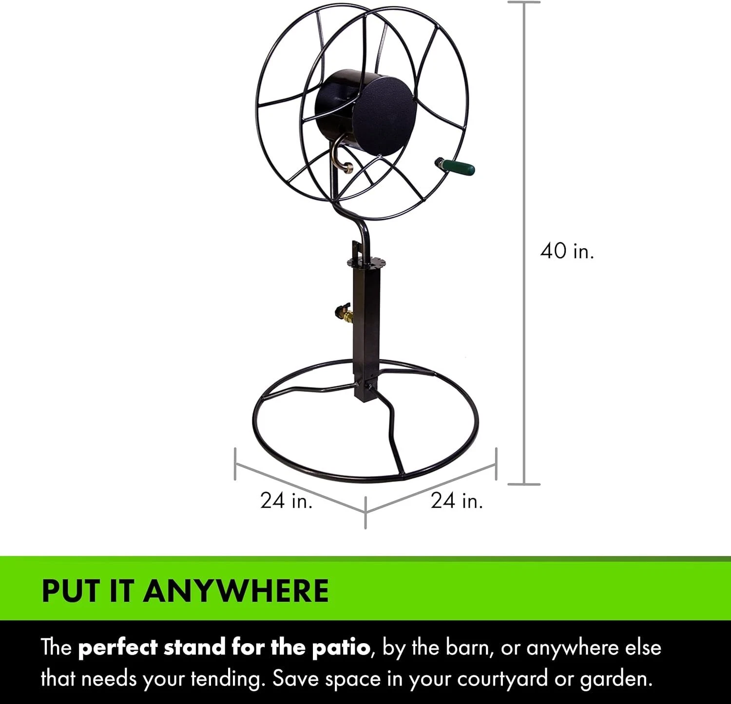 Yard Butler Swivel Hose Reel - Thumbnail 4