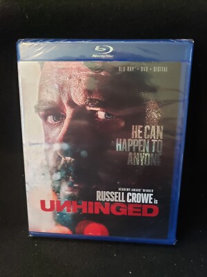 Unhinged (Blu-ray/DVD, 2020, Widescreen, Inc Digital Copy) SEALED