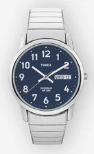 Timex Men's T20031 Easy Reader Day Date 35mm Expansion Band Watch