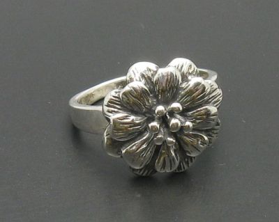  Sterling silber ring 925 blume solide R000303 EMPRESS