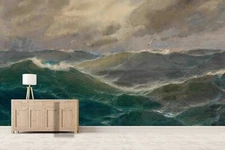 3D Oil Seascape Wallpaper Wall Mural Removable Self-adhesive Sticker 981