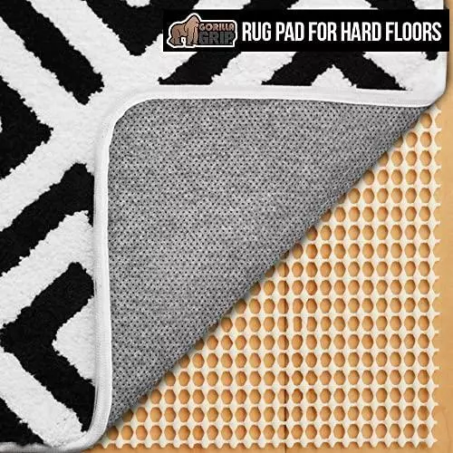 Gorilla Grip Extra Strong Rug Pad Gripper, Grips Keep Area Rugs in Place,  Thick