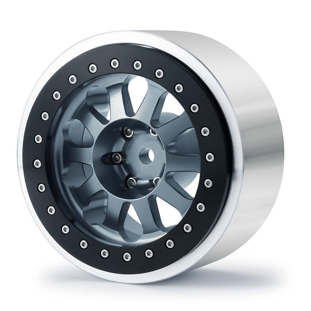 Metal 2.9" Beadlock Wheel Rim Rocks Tire for 1/6 RC Axial SCX6 AXI05000 Wrangler