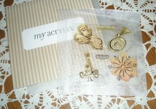 CLOSE TO MY HEART  CTMH Acrylic Stamps Set  SNOW PLAY  SET B1117   USED