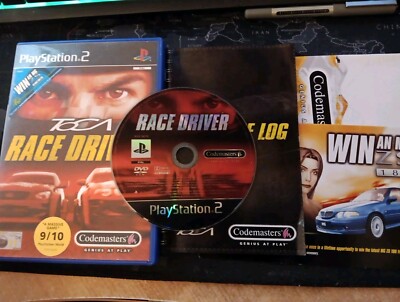 Toca Race Driver (Sony Playstation 2, 2002) komplett mit Handbuch Rennprotokoll