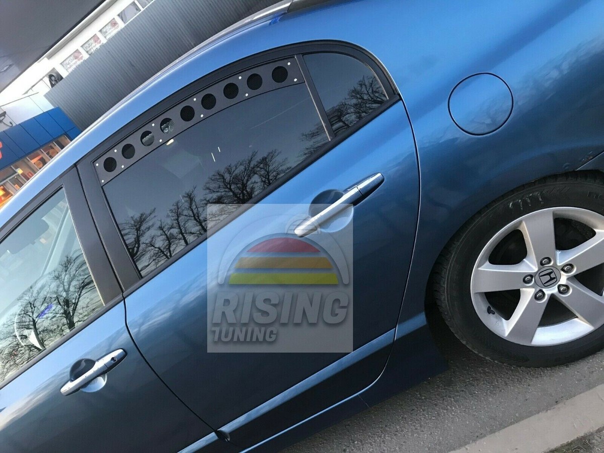 Rear Window Vents for Honda Civic Sedan 8th gen 05-11 Mesh Plastic