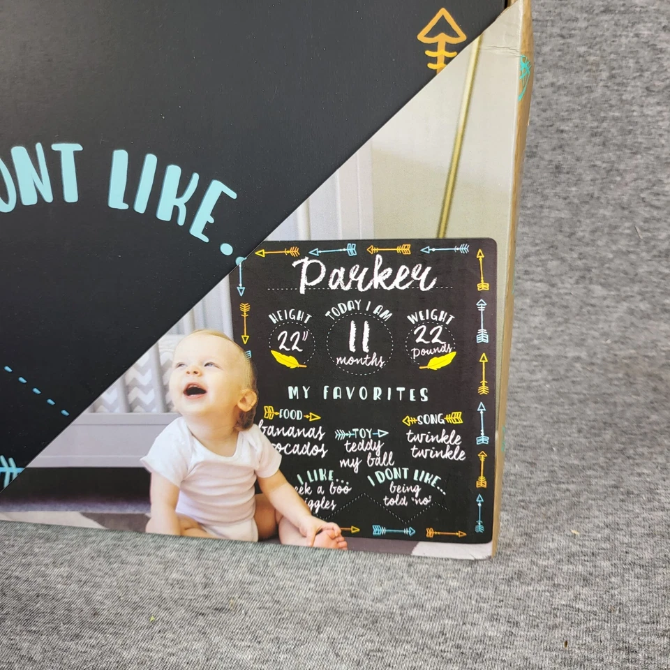 Tiny Ideas 婴儿亮点每月黑板箭 20 X 16 — 第 2/3 张图片