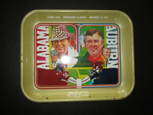 Auburn Alabama Coca-Cola football tray Bear Bryant Shug Jordan - Gadsden 00081 - Picture 2 of 4