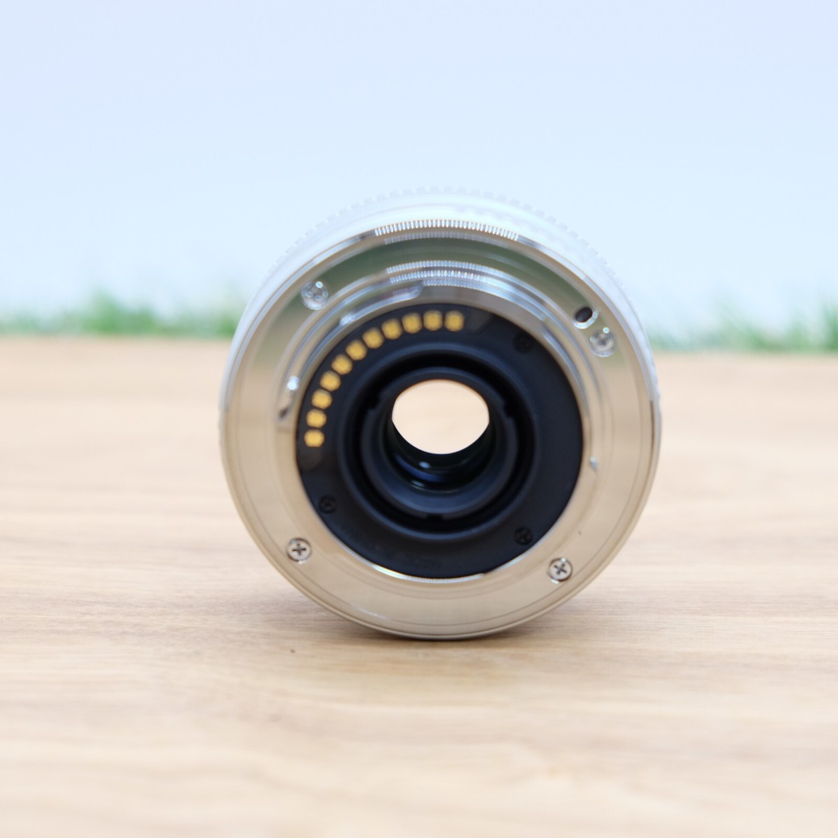 OLYMPUS Lens M.ZUIKO DIGITAL 17mm F2.8 Micro Silver W/ Hood Japan