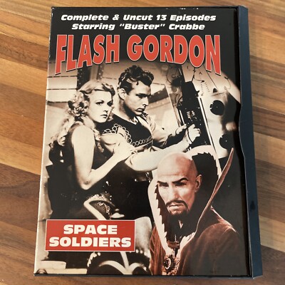 Flash Gordon Space Soldiers (DVD) Sci-Fi Serial Classic Movie Tested Rare