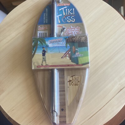 Tiki Toss Original Hook And Ring Game 100% Bamboo - Deluxe Edition GREAT GIFT