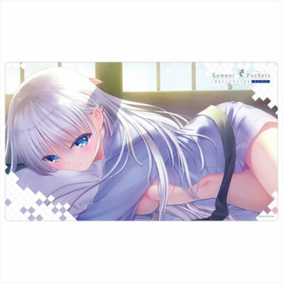 Curtain Damashii Summer Pockets Reflection Blue Rubber Mat Shiroha Naruse