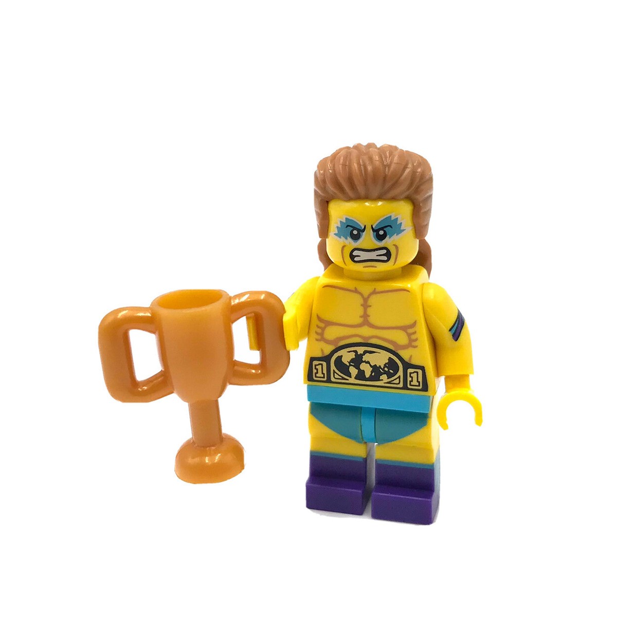 LEGO Wrestling Champion minifigure CMF Series 15 71011 Mullet