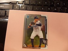 Daniel Robertson Tampa Bay Rays 2015 Bowman Chrome Draft Prospect