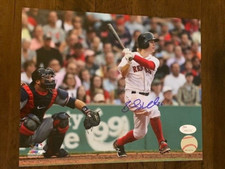 Brock Holt Autographed 8x10 Photo JSA Authenticated Pose 2