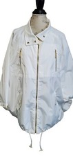 Mickel Kors Women's Rain Jacket In White