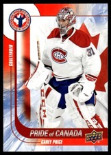 Carey Price Pride Of Canada 2016 National Hockey Day #2 NHL Card Montreal