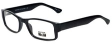 Gotham Style Reading Glasses G232 in Black with Blue Light Filter A/R Lenses