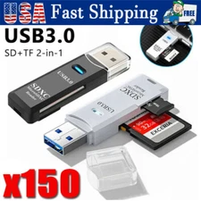 USB3.0 SD Card Reader for PC Micro SD Card to USB Adapter for Camera MemoryC lot