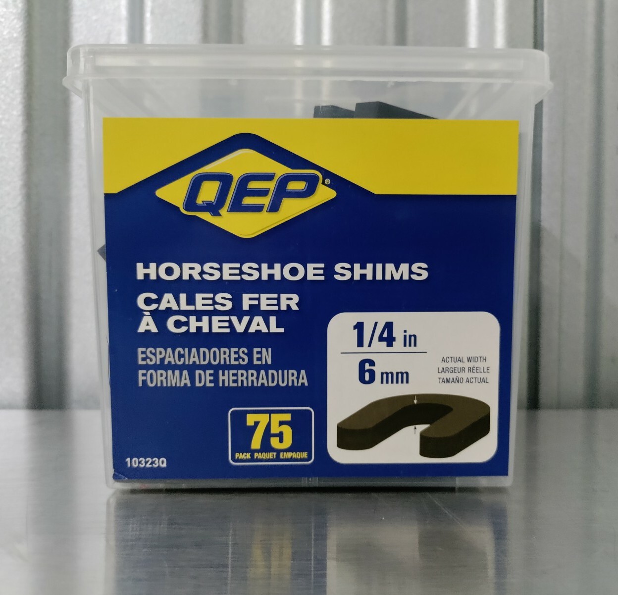 QEP Horseshoe Shims 1/4 Inch 6mm 75pc Per Box eBay