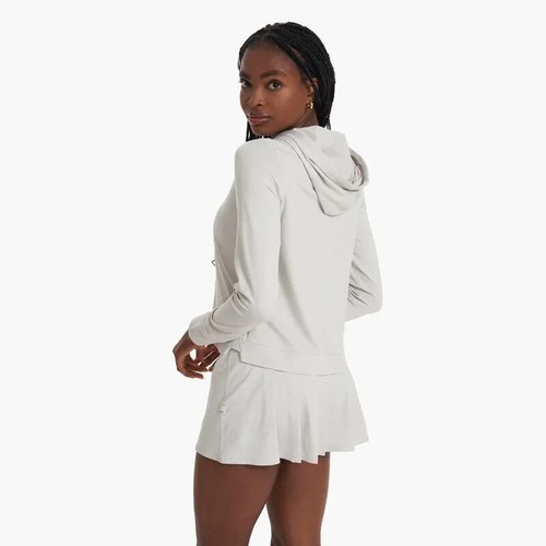 Vuori Women’s Halo Performance Skirt Salt Heather Lined DreamKnit NEW XL - 第 2/5 張圖片
