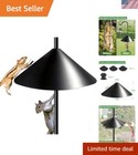 19' Squirrel Proof Baffle - Lightweight, Rust-Resistant Guard for Bird Feeders