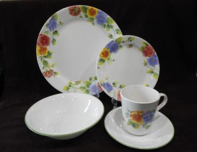 ❤️ NEW 5-pc Corelle SUMMER BLUSH Dinnerware PLACE SETTING