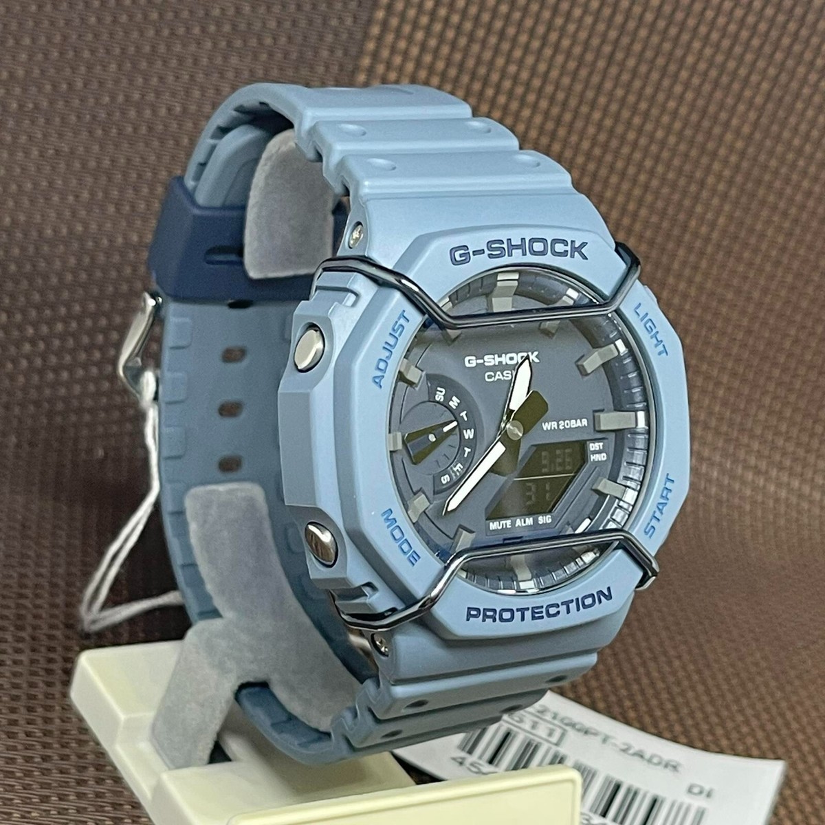 Casio G-Shock GA-2100PT-2A Tone on Tone Blue Resin Analog