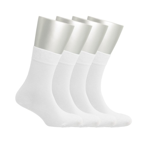 Cosyfeel® Women Crew Dress Socks 4-Pack Cotton Material Durable Seamless Toe - Picture 41 of 80