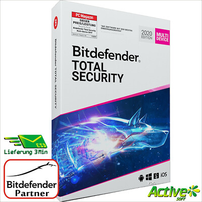 Bitdefender TOTAL SECURITY 2026 Multi-Device + VPN | 5 Geräte 2 Jahre |DE-Lizenz