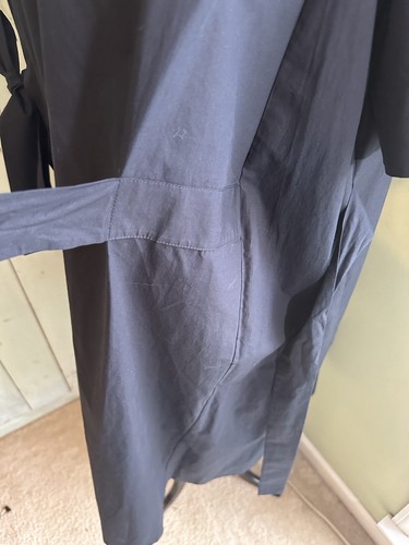 COS Damen Kleid dunkelblau blau Oversize Schleife EURO Größe 42 - Bild 4 von 8