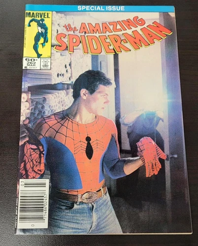 Amazing Spider-Man #262 NEWSTAND (Marvel 1985) Special Photo Cover NM-M