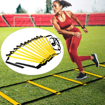Flexibility Agility Nylon Strap Jumping Fitness Speed Football Training Ladd^^i