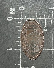 Shedd Aquarium Chicago Illinois Sea Turtle Elongated Pressed Smashed Flat Penny