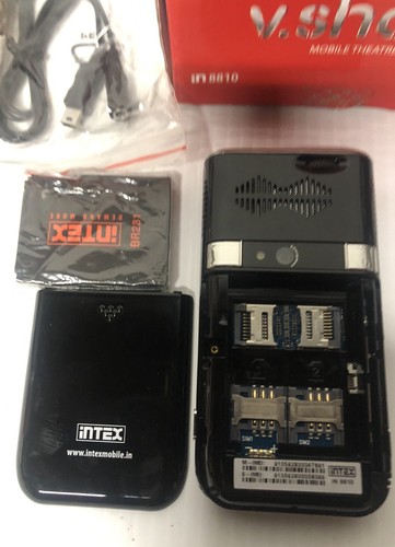 V.show Mobile Theatre INTEX In8810 Dual SIM Phone Built In Projection,Touch Scr. - Afbeelding 20 van 23