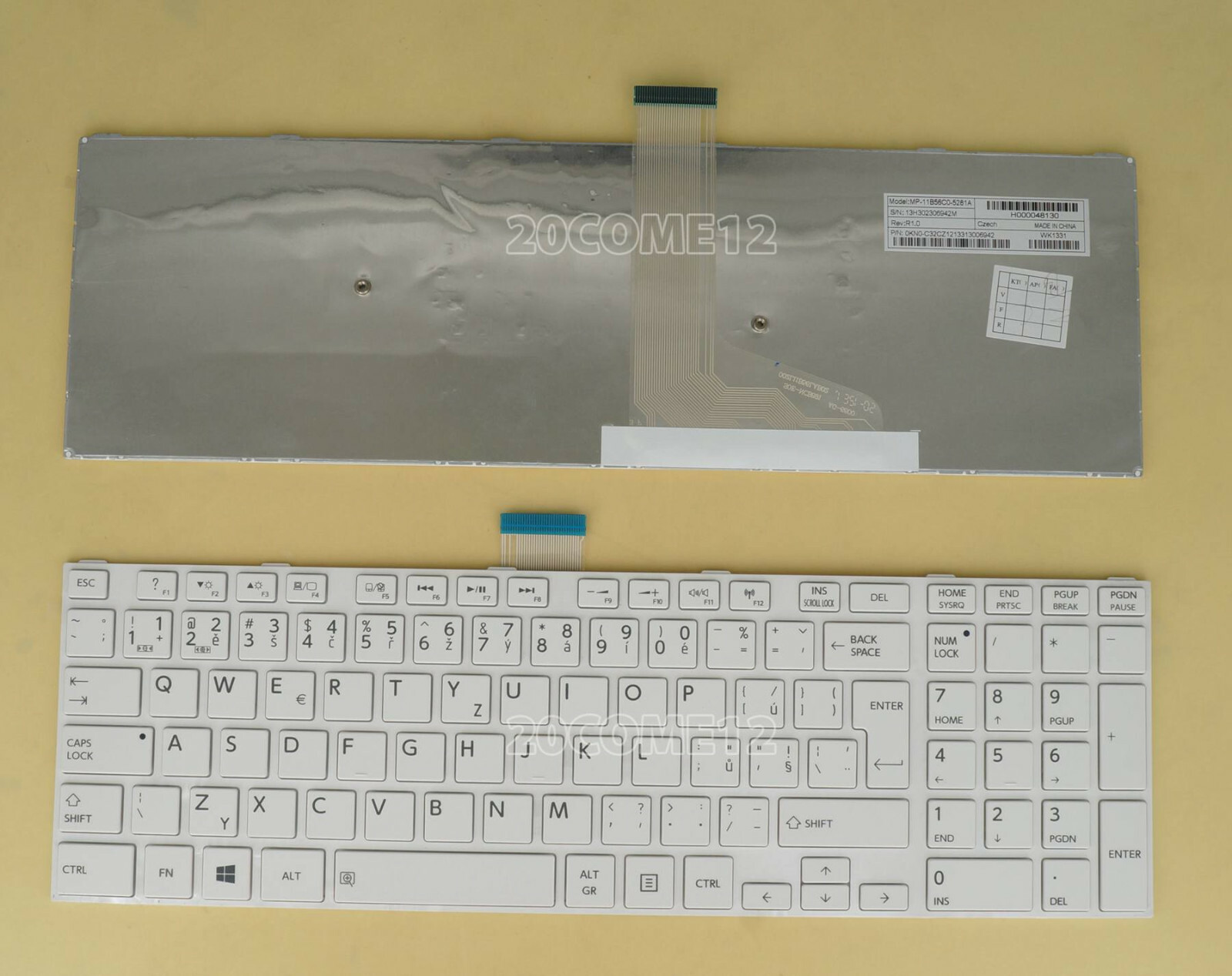 Bàn Phím Laptop Toshiba Satellite L50-A, L50D-A, L50t-A, L55-A, L55D-A - Foto 2