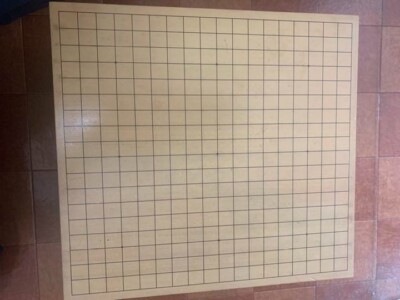 Go Board Japanese Vintage with 4 legs Igo goban 45cm × 42cm × 20cm