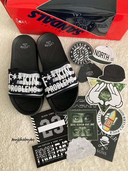 Sandalias chanclas Cayler & Sons F*ckin Problems sandals flip flops EUR 41